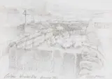 'Cerlan by Keith Bowen, 2002, pencil on paper, offered Jan 2026