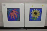 Depicting a Sunflower and a Coneflower by Kelly Jane, PASTEL, sold Jun 2024