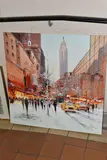 Manhattan morning by Henderson Cisz, print, sold Jun 2024