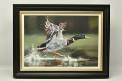 On your marks by Debbie Boon, print on board, sold Jun 2024