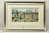 'RIDING IN THE SPRING', a limited edition print of a child by Rolf Harris, print, sold Jun 2024