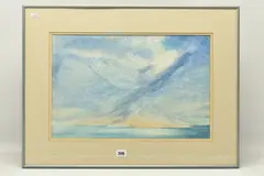 Snowdonian lake by Colin See Paynton, watercolour on paper, sold May 2024