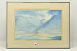 Snowdonian lake by Colin See Paynton, watercolour on paper, sold May 2024