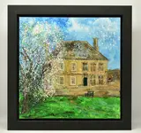 Snowshill blossom by Katharine Dove, oil on canvas, sold May 2024