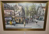 Paris by Louis Charles Basset, oil on canvas, sold May 2024
