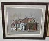 Fordsburg cafe by Ted Hoefsloot, acrylic on board, sold May 2024