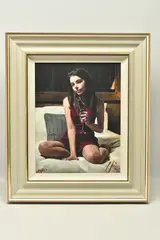 Bella by Fabian Perez, print (other), sold May 2024