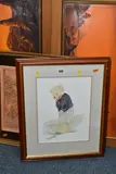 Nostalgic scenes of the american wild west by J.K. Whitton, print, sold May 2024