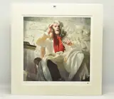 SELF PORTRAIT AS St ANTHONY LISTENING by Robert Lenkiewicz, print, sold May 2024
