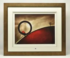 On the hill of hope by Peter Smith, print on paper, offered Apr 2024