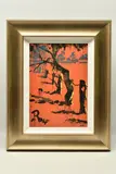 Kookaburra at dusk by Rolf Harris, print, sold Apr 2024