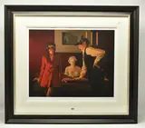 The sparrow and the hawk by Jack Vettriano, print, sold Apr 2024