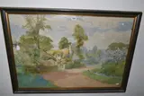 In Old Cockington Village by Arthur Stanley Wilkinson, watercolour, sold Apr 2024