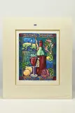Vineyards at night by Stephan Whittle, print, offered Apr 2024