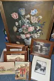 Depicting dwellings by Hla Baw, 1934, WATERCOLOUR, sold Apr 2024