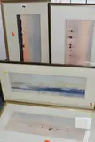 Comprising silhouette of a by Edward Morris, WATERCOLOUR, sold Apr 2024