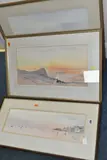 Comprising 'End of by Edward Morris, WATERCOLOUR, sold Apr 2024