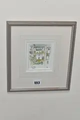 Old Houses by Hugh Casson, WATERCOLOUR, sold Apr 2024