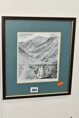 Skiddaw little man by Alfred Wainwright, ink, sold Apr 2024