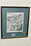Skiddaw little man by Alfred Wainwright, ink, sold Apr 2024