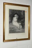 Little miss muffett by John Everett Millais, engraving, sold Apr 2024