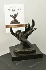 Intuition by Rolf Harris, bronze, sold Apr 2024