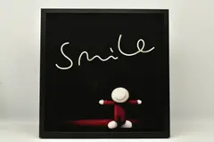 Keep smiling by Doug Hyde, mixed media, sold Mar 2024