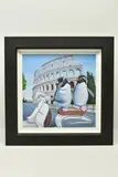 Roman holiday by Steve Tandy, print on board, sold Mar 2024