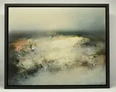 Northern rise by Neil Nelson, oil on canvas, sold Mar 2024