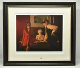 The sparrow and the hawk by Jack Vettriano, print, sold Mar 2024