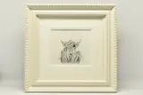 Angel by Jennifer Hogwood, pencil on paper, sold Mar 2024