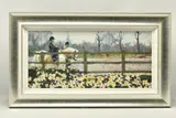 'RIDING IN THE SPRING', a signed limited edition print on board of by Rolf Harris, print on board, sold Mar 2024