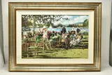 Regatta memories by Sherree Valentine Daines, print on board, sold Mar 2024
