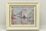Picadilly lights by Charles Rowbotham, oil on board, sold Mar 2024