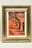 Kookaburra at dusk by Rolf Harris, print on board, sold Mar 2024