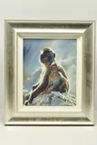 Backlit baboons - gibraltar by Rolf Harris, print on board, sold Mar 2024