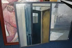 Nude by Arthur Oldham, mixed media, sold Mar 2024