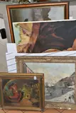 Flamenco dancers by Andre Gior, oil on canvas, sold Mar 2024