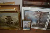 all landscapes and seascapes, artists include C. Williams, by Nine Modern Oil On Canvas Paintings, OIL ON CANVAS, sold Mar 2024