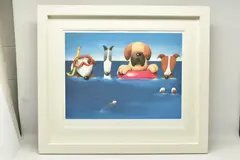 Doggie paddle by Doug Hyde, print, sold Mar 2024