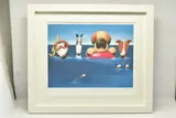 Doggie paddle by Doug Hyde, print, sold Mar 2024