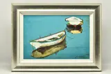 Dead flat calm by Rolf Harris, print on board, sold Mar 2024