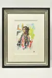 Eliza massey by Robert Lenkiewicz, print, sold Feb 2024