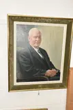 A portrait of samuel james downing williams (1891-1968) by John Lawrence-Baker, 1963, oil on canvas, offered Feb 2024