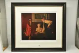 The sparrow and the hawk by Jack Vettriano, print, sold Feb 2024