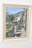 Maderia villas ii by Grace McDONALD, 1964, pastel on paper, sold Feb 2024