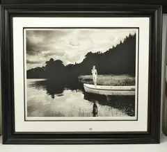 Nude in a boat by John Swannell, print, sold Feb 2024