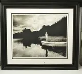 Nude in a boat by John Swannell, print, sold Feb 2024