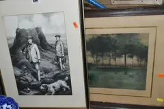 Changing the butts by George Anderson Short, 1914, ink on paper, sold Feb 2024
