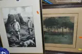 Changing the butts by George Anderson Short, 1914, ink on paper, sold Feb 2024